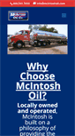 Mobile Screenshot of mcintoshoil.com